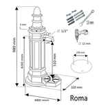 Kép 2/3 - ROMA állókút