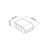 Kép 5/8 - Patrol WheelBox HD gurulós szerszámosláda (71x50x35cm)