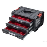 Kép 1/5 - Qbrick System PRO Drawer 3 szerszámosláda, fekete, 450x310x244mm
