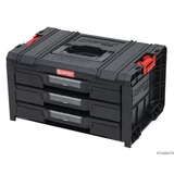 Kép 2/5 - Qbrick System PRO Drawer 3 szerszámosláda, fekete, 450x310x244mm