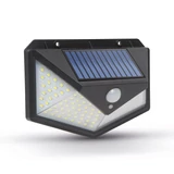 Kép 1/3 - Phenom mozgásérzékelős szolár reflektor, fali, 136db SMD LED