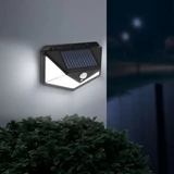 Kép 2/3 - Phenom mozgásérzékelős szolár reflektor, fali, 136db SMD LED