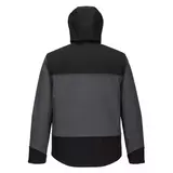 Kép 2/2 - Portwest KX362 kapucnis Softshell kabát, fekete-szürke, S