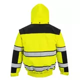 Kép 2/4 - Portwest C466 Hi-Vis Classic Bomber láthatósági dzseki, sárga, S