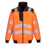 Kép 1/2 - Portwest PW302 Hi-Vis 3in1 láthatósági pilóta kabát, narancs-fekete, L