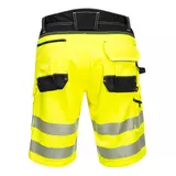 Kép 2/2 - Portwest PW348 Hi-Vis láthatósági rövidnadrág, sárga-fekete, 33