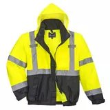 Kép 3/4 - Portwest S365 HiVis Prémium 3In1-ben láthatósági bomber kabát, sárga, XL