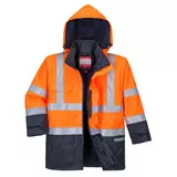 Kép 1/2 - Portwest S779 Hi-Vis Multi Protection antisztatikus és lángálló kabát, narancs, XL