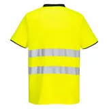 Kép 2/2 - Portwest PW213 PW2 Hi-Vis lthatósági póló S/S, sárga-fekete, S