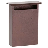 Kép 1/2 - Nosztalgia postaláda, zár nélkül, 32x21x7cm, barna