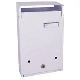 Kép 1/2 - Postaláda 32x21x7cm (fehér) kétoldali, zárható