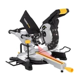 Kép 1/11 - PowerPlus POWX07560S kétirányú teleszkópos gérvágó, 1500W (210mm)