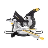 Kép 2/11 - PowerPlus POWX07560S kétirányú teleszkópos gérvágó, 1500W (210mm)