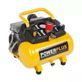 Kép 2/10 - PowerPlus POWX1724S csendes kompresszor 550W (6l)