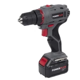 Kép 1/7 - PowerPlus POWE00031 szürke akkus fúró-csavarozó 14,4 V