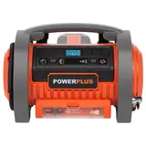 Kép 1/4 - PowerPlus dual power POWDP7030 akkumulátoros kompresszor alapgép, 20V/220V (akku és töltő nélkül)