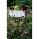 Kép 2/3 - Prosperplast Crown balkonláda korlátra, műanyag, 580x278mm, terrakotta