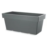 Kép 1/2 - Prosperplast Lofly Case balkonláda, műanyag, 390x992mm, szürke