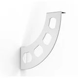 Kép 2/2 - Boomerang polctartó 180x190mm (fehér)