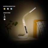 Kép 7/7 - Retlux RTL 203 LED multifunkciós asztali lámpa Qi töltővel, 300lm, 6W, 230V, fehér