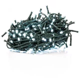 Kép 1/3 - Retlux RXL 213 beltéri-kültéri fényfüzér, hideg fehér, zöld kábel, 300LED, 30m