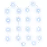 Kép 1/2 - Retlux RXL 273 beltéri hópehely fényfüzér, hideg fehér, átlátszó kábel, 20LED, 2m