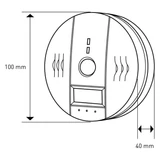 Kép 4/4 - Retlux RDT 301 szén-monoxid jelző, 3x1.5V (elem nélkül)