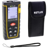Kép 1/4 - Retlux RHT 100 lézeres távolságmérő, 2x1.5V, 40m