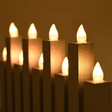 Kép 3/3 - Retlux RXL 374 gyertyatartó dekor, ezüst, meleg fehér, 9LED