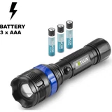 Kép 2/4 - Retlux RPL 151 zseblámpa, 1W, LED, 3AAA, 25cm