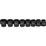 Kép 2/3 - Richmann gépi dugókulcs készlet, 6 szögű, 1/2", 13-24mm, 8 részes