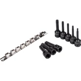 Kép 2/3 - Richmann gépi dugókulcs készlet, TORX, T30-T80, 1/2", 8 részes