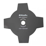 Kép 1/2 - Riwall PRO 4-ágú vágókés fűkaszához, 255x1.4x25.4mm