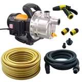 Kép 1/2 - Riwall PRO REJP 1000 Inox set kerti szivattyú, 4.4bar, 1kW
