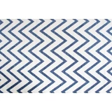Kép 2/2 - Chevron Azur chevron mintás szőnyeg, kék-fehér, 160x230cm