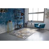 Kép 1/3 - Chic Azur vintage hatású szőnyeg, kék-törtfehér, 160x230cm