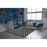 Kép 1/2 - Marrakesh Black &amp; White marokkói mintás szőnyeg, fekete-fehér, 160x230cm