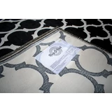 Kép 2/2 - Marrakesh Black & White marokkói mintás szőnyeg, fekete-fehér, 160x230cm