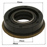 Kép 1/3 -  Ruris kihajtás szimering rotációs kapához, 52x25x10mm