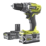 Kép 1/3 - Ryobi R18DD3-252S 18V akkus fúró-csavarozó, 13mm (1x5Ah + 1x2Ah akku és töltő)