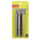 Kép 2/2 - Ryobi RAKSPC03 vésőszár készlet, SDS+, 200mm, 3db
