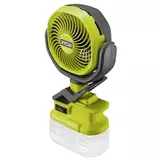 Kép 1/5 - Ryobi RCF18 ONE+ akkus ventilátor, forgatható, 18V (akku és töltő nélkül)