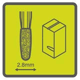 Kép 5/5 - Ryobi RAR110 csapos marófej, gyémánt kúpos, 2.8mm
