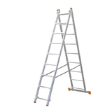 Kép 1/4 - Alumínium kétágú létra 2x8 fokos (230cm)