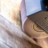 Kép 3/3 - Scheppach lamellás csiszoló henger az MRS 1300 csiszológéphez, lapos, 12x10cm