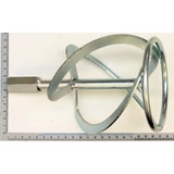 Kép 2/2 - Scheppach spirál keverőszár PM 1200 és PM 1600 keverőgéphez, 120mm