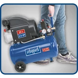 Kép 3/3 - Scheppach HC 25 kompresszor, olajkenésű, 24L, 8bar, 1.5kW, 230V