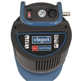 Kép 2/3 - Scheppach HC 24 V vertikális kompresszor, olajmentes, 24L, 10bar, 1.5kW, 230V