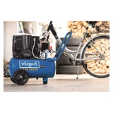 Kép 3/3 - Scheppach HC 25 Si kéthengeres kompresszor, olajmentes, 24L, 8bar, 1.1kW