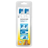 Kép 4/4 - Sencor SOX 012BL szónikus gyermek fogkefefej, 4db, kék